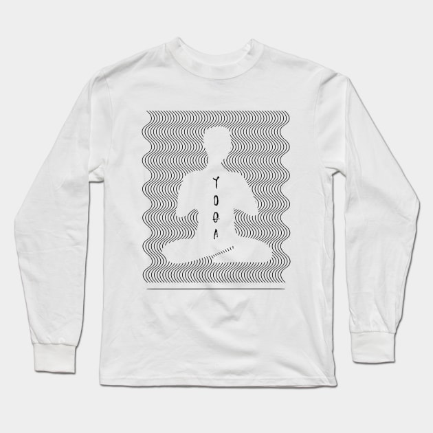 International Yoga Day shirt Long Sleeve T-Shirt by FlyingWhale369